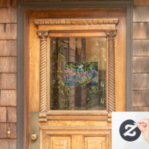 Monet The Artist’s Garden at Giverny Window Cling