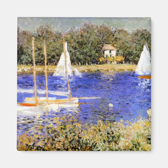 Monet - The Basin at Argenteuil Magnet (Front)