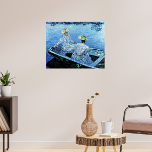 Monet - The Blue Row Boat Poster