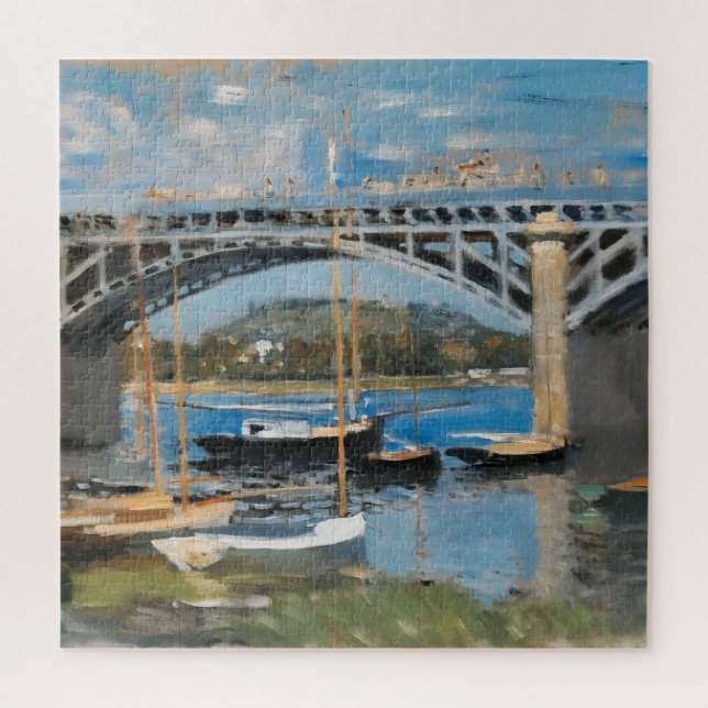 Monet - The Bridge over the Seine Jigsaw Puzzle (Vertical)