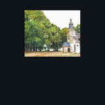 Monet - The Chapel Notre-Dame artwork, Canvas Print<br><div class="desc">Claude Monet's famous painting,  The Chapel Notre-Dame de Grace at Honfleur,  1864.</div>