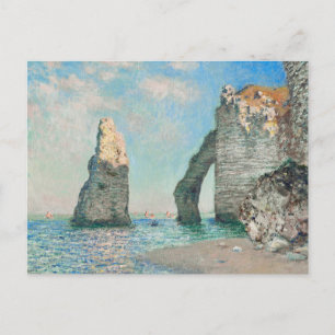 Monet - The Cliffs at Etretat Postcard