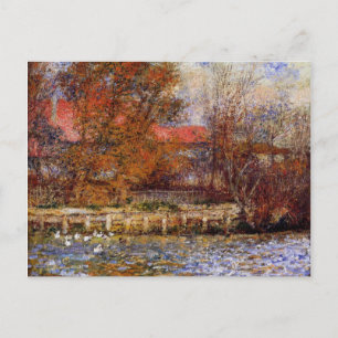 Monet - The Duck Pond, fine art painting Postcard
