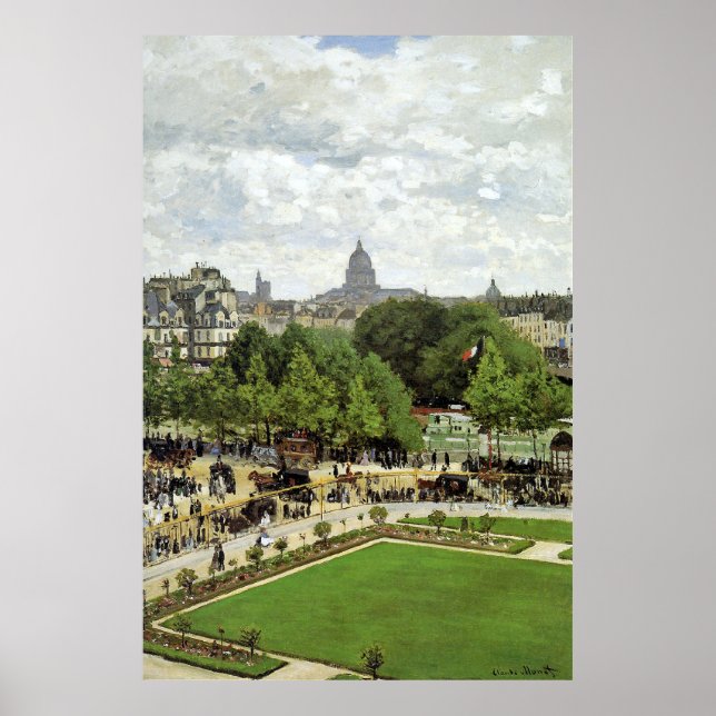 Monet - The Garden of the Princess Poster (Front)