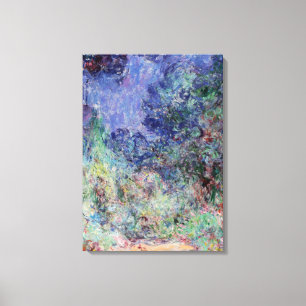 Monet - The House, View from the Rose Garden Canvas Print