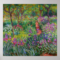 Monet - The Iris Garden At Giverny 1900