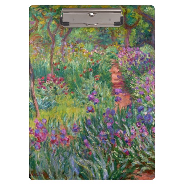 Monet “The Iris Garden at Giverny” Clipboard (Front)