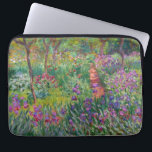 Monet “The Iris Garden at Giverny” Laptop Sleeve<br><div class="desc">Monet was a founder of French Impressionist painting, of which “The Iris Garden at Giverny” (painted between 1899 and 1900) is a beautiful example. It’s a celebration of colour, light and movement. When Monet purchased the Giverny estate, he redesigned the flower garden already planted on its grounds. His preference for...</div>