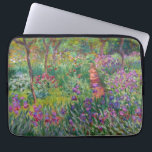 Monet “The Iris Garden at Giverny” Laptop Sleeve<br><div class="desc">Monet was a founder of French Impressionist painting, of which “The Iris Garden at Giverny” (painted between 1899 and 1900) is a beautiful example. It’s a celebration of colour, light and movement. When Monet purchased the Giverny estate, he redesigned the flower garden already planted on its grounds. His preference for...</div>