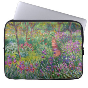 Monet “The Iris Garden at Giverny” Laptop Sleeve