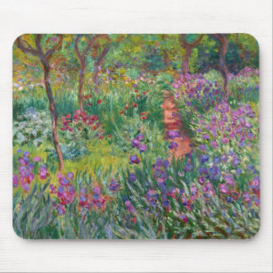 Monet “The Iris Garden at Giverny” Mouse Mat