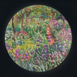 Monet - The Iris Garden at Giverny Paper Plate<br><div class="desc">Claude Monet's famous painting,  The Iris Garden at Giverny.</div>