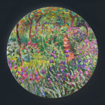 Monet - The Iris Garden at Giverny Paper Plate<br><div class="desc">Claude Monet's famous painting,  The Iris Garden at Giverny.</div>