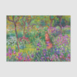 Monet “The Iris Garden at Giverny” Tissue Paper<br><div class="desc">Monet was a founder of French Impressionist painting, of which “The Iris Garden at Giverny” (painted between 1899 and 1900) is a beautiful example. It’s a celebration of colour, light and movement. When Monet purchased the Giverny estate, he redesigned the flower garden already planted on its grounds. His preference for...</div>