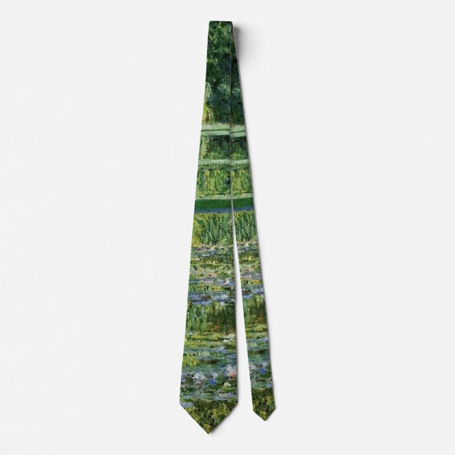 Monet - The Japanese Bridge, 1899,  Tie (Front)