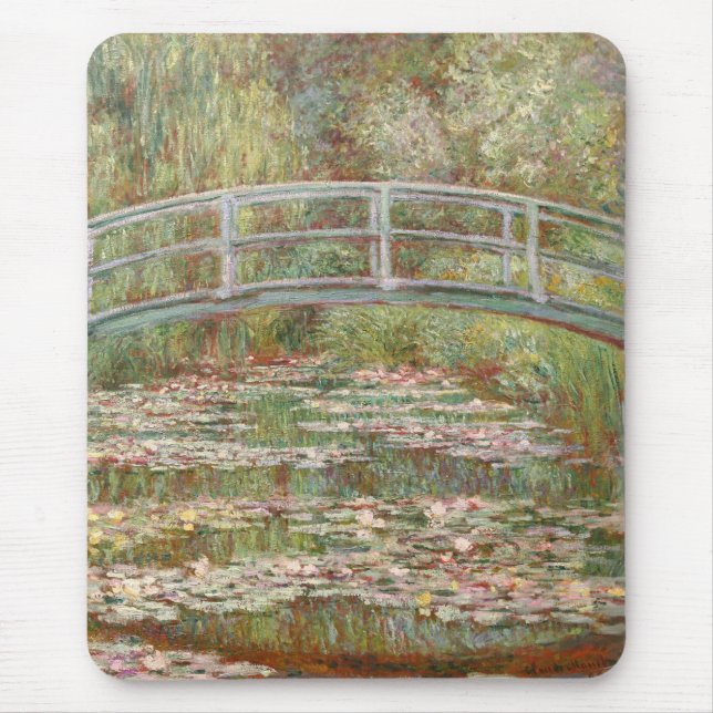 Monet: The Japanese Bridge Mouse Mat (Front)