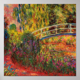 Monet The Japanese Bridge Poster