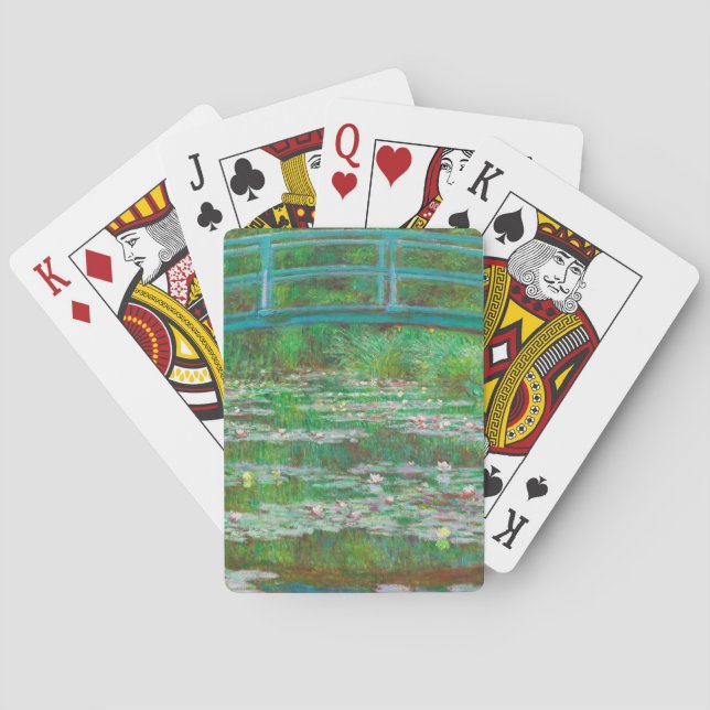Monet The Japanese Footbridge Playing Cards (Back)