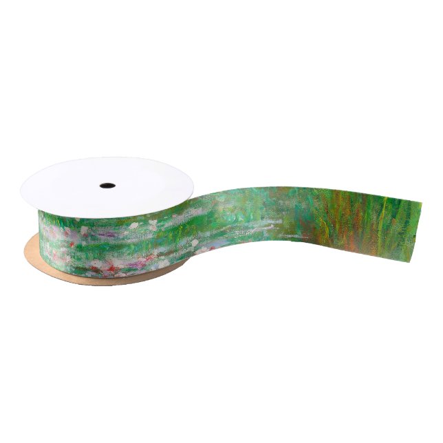 Monet The Japanese Footbridge Satin Ribbon (Spool)