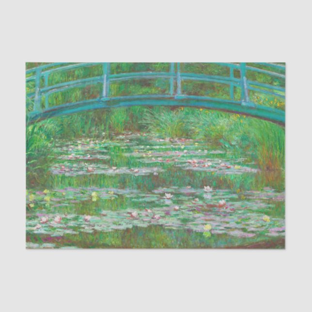 Monet The Japanese Footbridge Tissue Paper (Front)