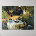 Monet - The Luncheon Poster<br><div class="desc">Claude Monet painting,  The Luncheon,  poster.</div>