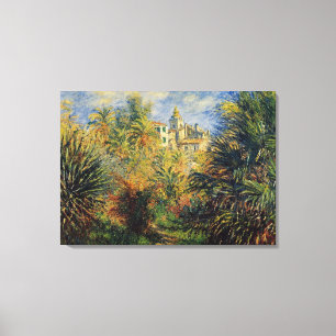 Monet - The Moreno Garden at Bordighera Canvas Print