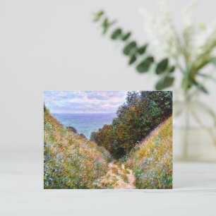 Monet - The Path at La Cavee, Pourville, Postcard