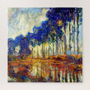 Monet - The Poplars in Autumn Jigsaw Puzzle