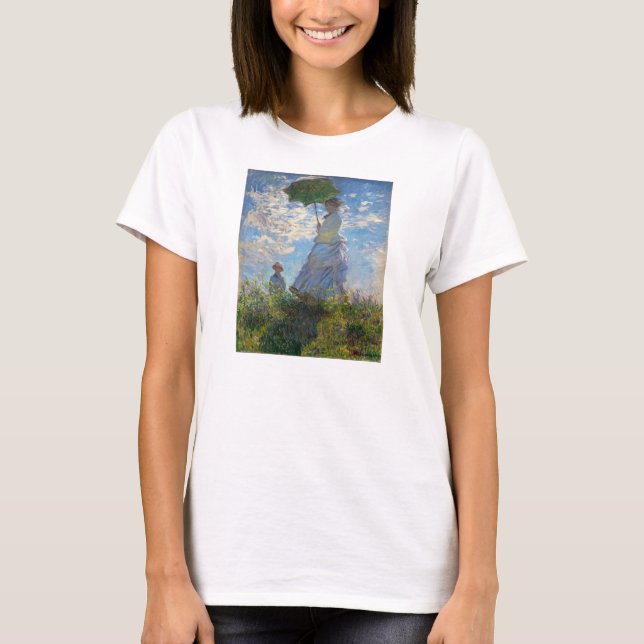 Monet The Promenade Woman with a Parasol T-shirt (Front)