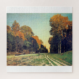 Monet - The Road from Chailly to Fontainebleau Jigsaw Puzzle