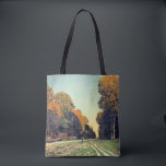 Monet - The Road from Chailly-to-Fontainebleau Tote Bag<br><div class="desc">Claude Monet's famous painting,  The Road from Chailly to Fontainebleau.</div>