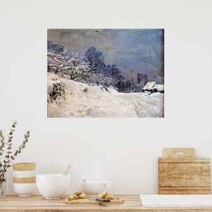 Monet - The Road in Front of Saint Simeon Farm, Poster