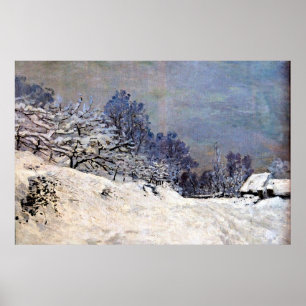 Monet - The Road in Front of Saint Simeon Farm Poster