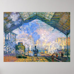 Monet - The Saint-Lazare Station Poster