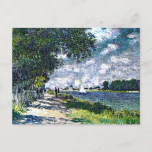 Monet - The Seine at Argenteuil Postcard