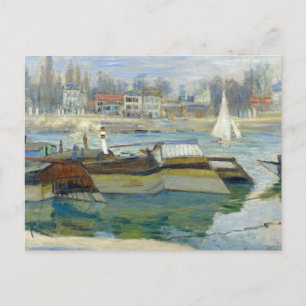 Monet - The Seine at Asnieres Postcard