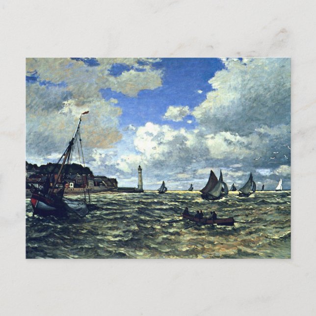 Monet - The Seine Estuary at Honfleur Postcard (Front)