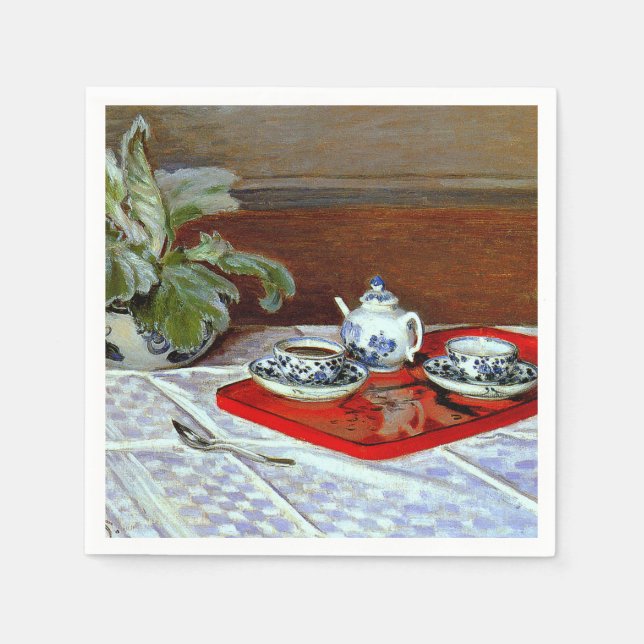 Monet: The Tea Set, Napkin (Front)