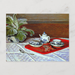 Monet: The Tea Set, Postcard