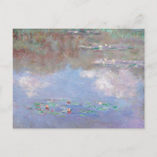 Monet - The Water Lily Pond (Clouds),  Postcard
