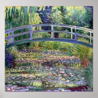 Monet-The Water Lily Pond Poster