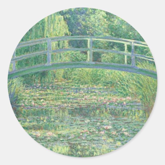 Monet The Water Lily Pond Sticker (Front)