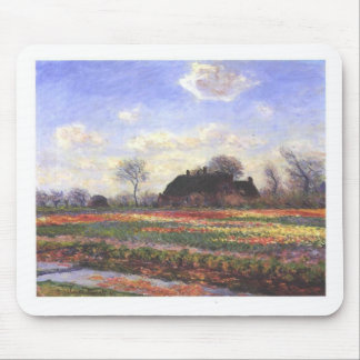 Monet-Tulpenfelder in Sassenheim-1886 Mouse Mat