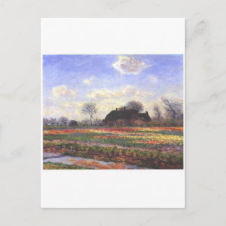 Monet-Tulpenfelder in Sassenheim-1886 Postcard
