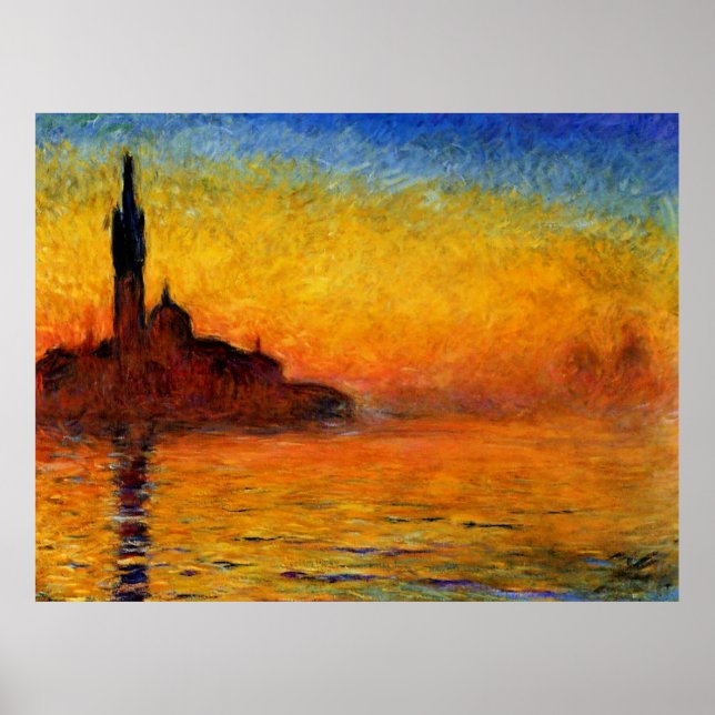 Monet - Twilight Venice Poster (Front)