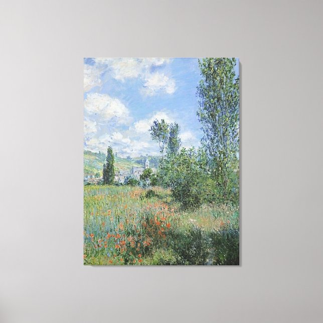 Monet Vetheuil 30x40 Wrapped Canvas (Front)
