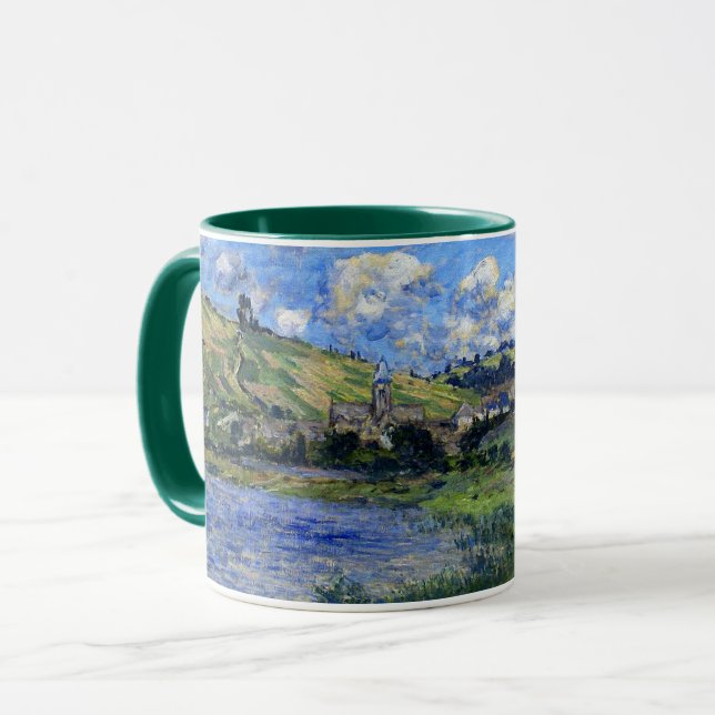 Monet - Vetheuil, Paysage Mug (Front Left)