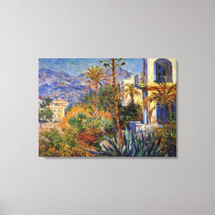 Monet - Villas at Bordighera Canvas Print
