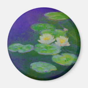Monet Water Lilies 1897 Magnet