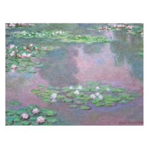 Monet Water Lilies 1905 Fine Art Tablecloth